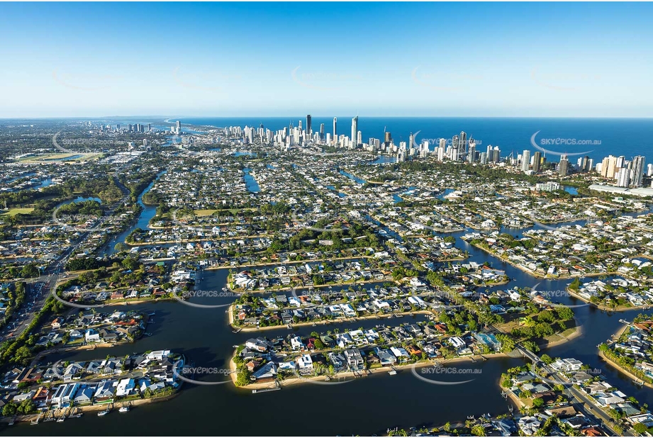 Aerial Photo Broadbeach Waters QLD Aerial Photography