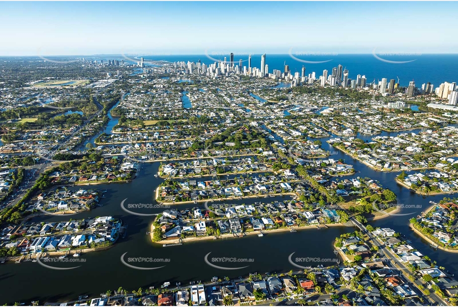 Aerial Photo Broadbeach Waters QLD Aerial Photography