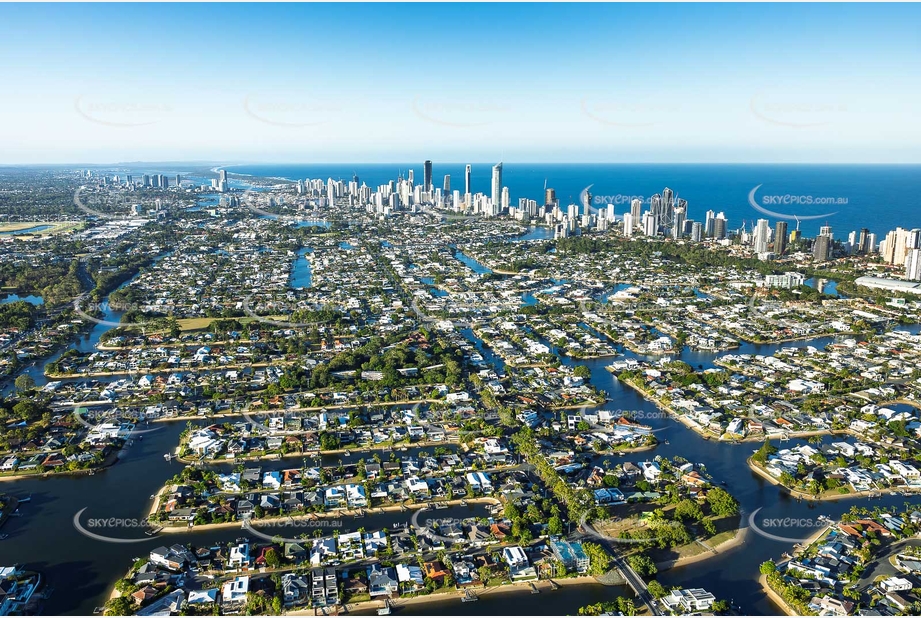 Aerial Photo Broadbeach Waters QLD Aerial Photography