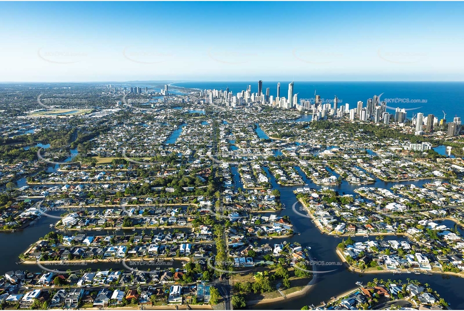 Aerial Photo Broadbeach Waters QLD Aerial Photography