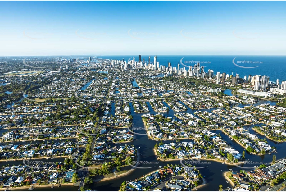 Aerial Photo Broadbeach Waters QLD Aerial Photography