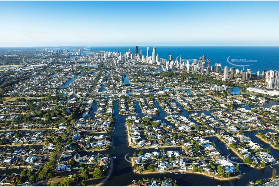 Aerial Photo Broadbeach Waters QLD Aerial Photography