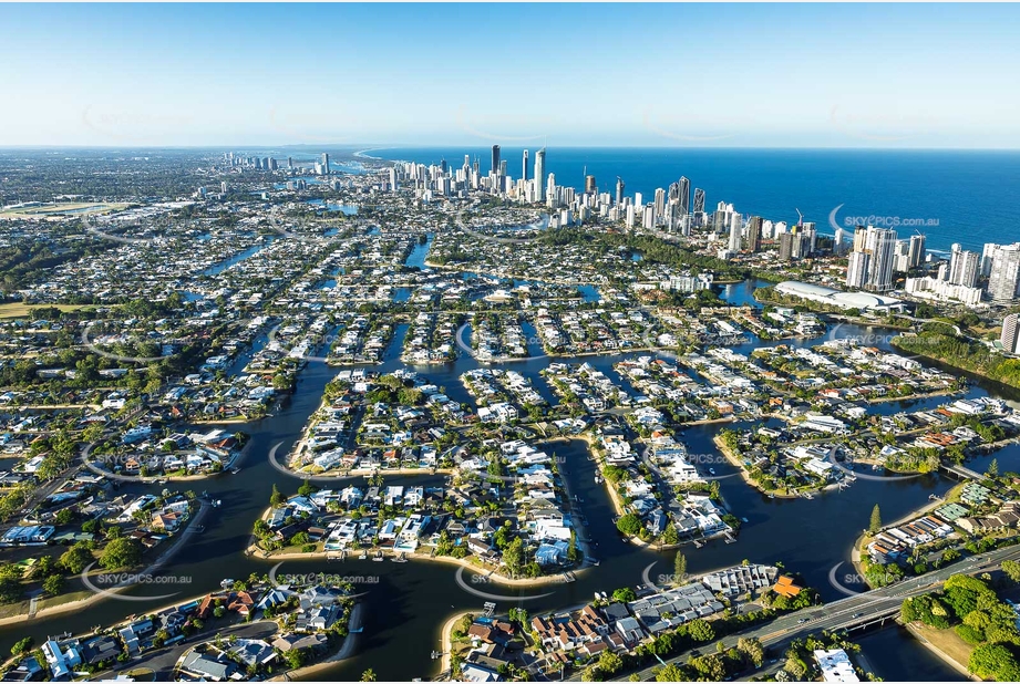 Aerial Photo Broadbeach Waters QLD Aerial Photography