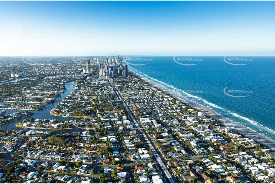 Aerial Photo Mermaid Beach QLD Aerial Photography