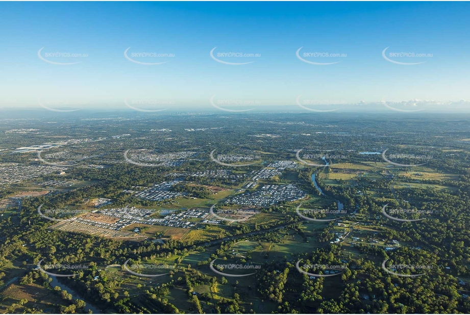 Sunrise Aerial Photo Logan Reserve QLD Aerial Photography