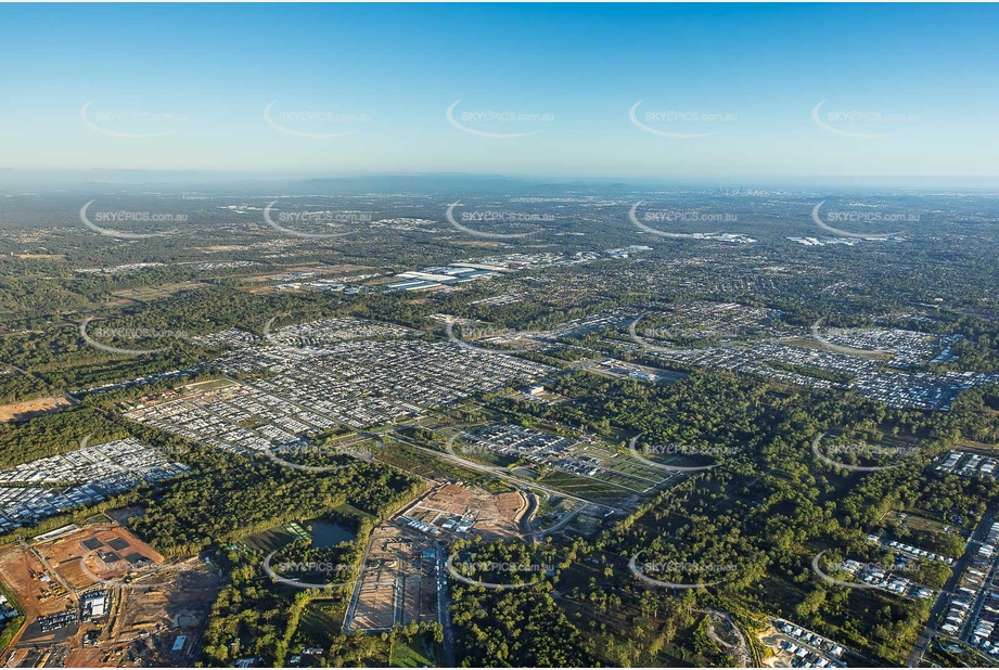 Sunrise Aerial Photo Logan Reserve QLD Aerial Photography