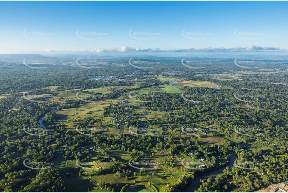 Sunrise Aerial Photo Logan Reserve QLD Aerial Photography
