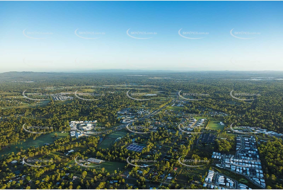 Early Morning Aerial Photo Jimboomba QLD Aerial Photography