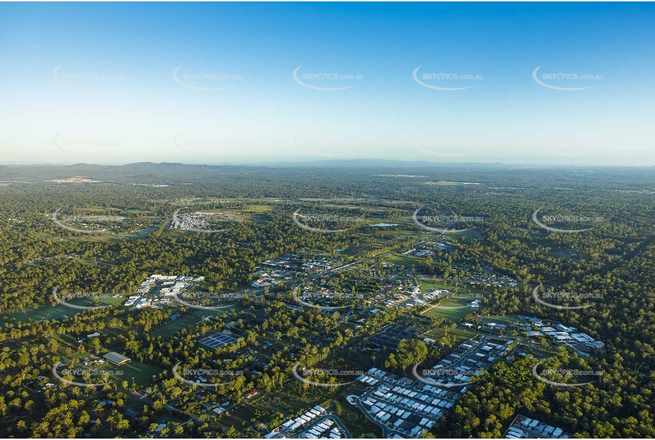 Early Morning Aerial Photo Jimboomba QLD Aerial Photography