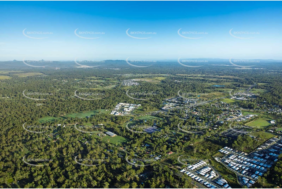 Early Morning Aerial Photo Jimboomba QLD Aerial Photography