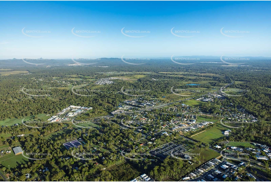 Early Morning Aerial Photo Jimboomba QLD Aerial Photography