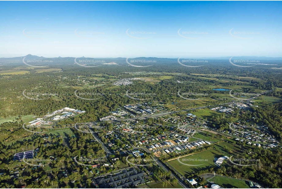 Early Morning Aerial Photo Jimboomba QLD Aerial Photography