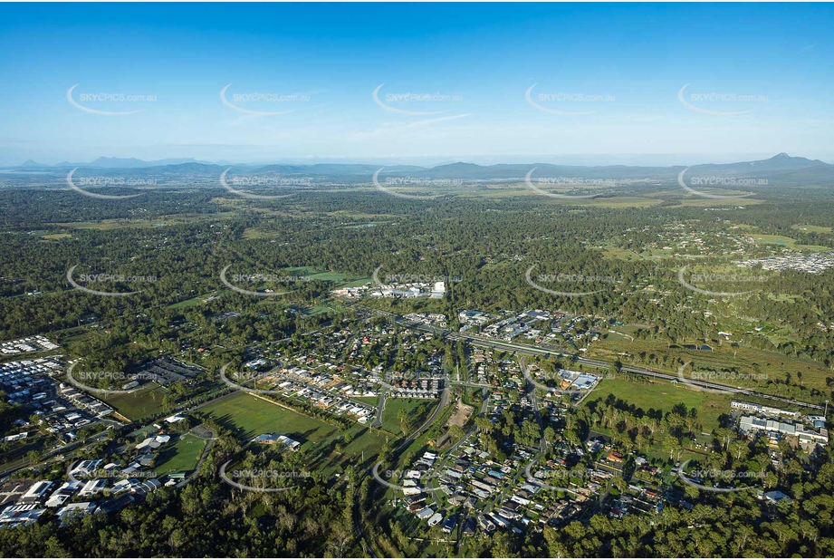 Early Morning Aerial Photo Jimboomba QLD Aerial Photography