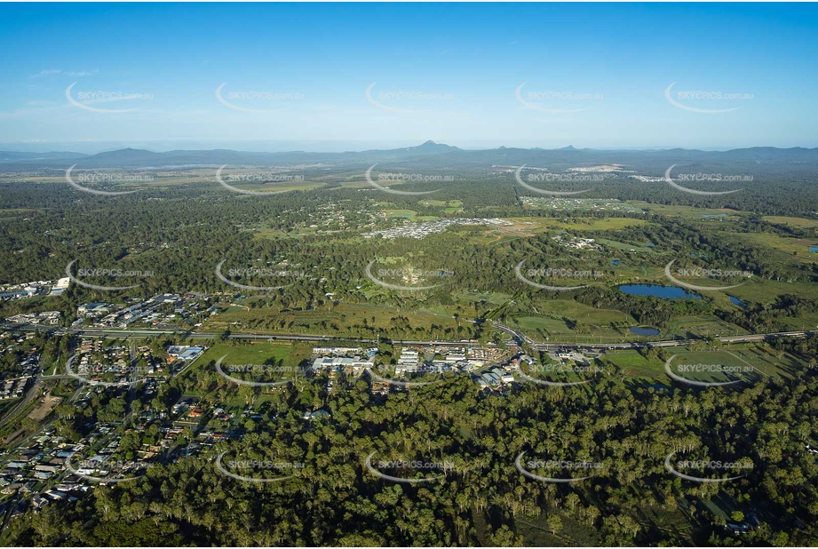 Early Morning Aerial Photo Jimboomba QLD Aerial Photography