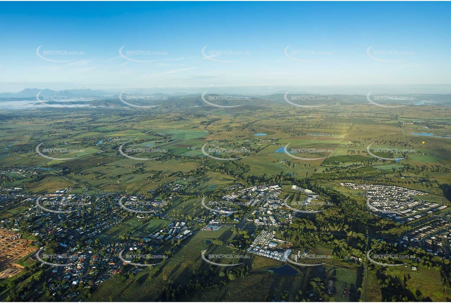 Early Morning Aerial Photo Beaudesert QLD Aerial Photography