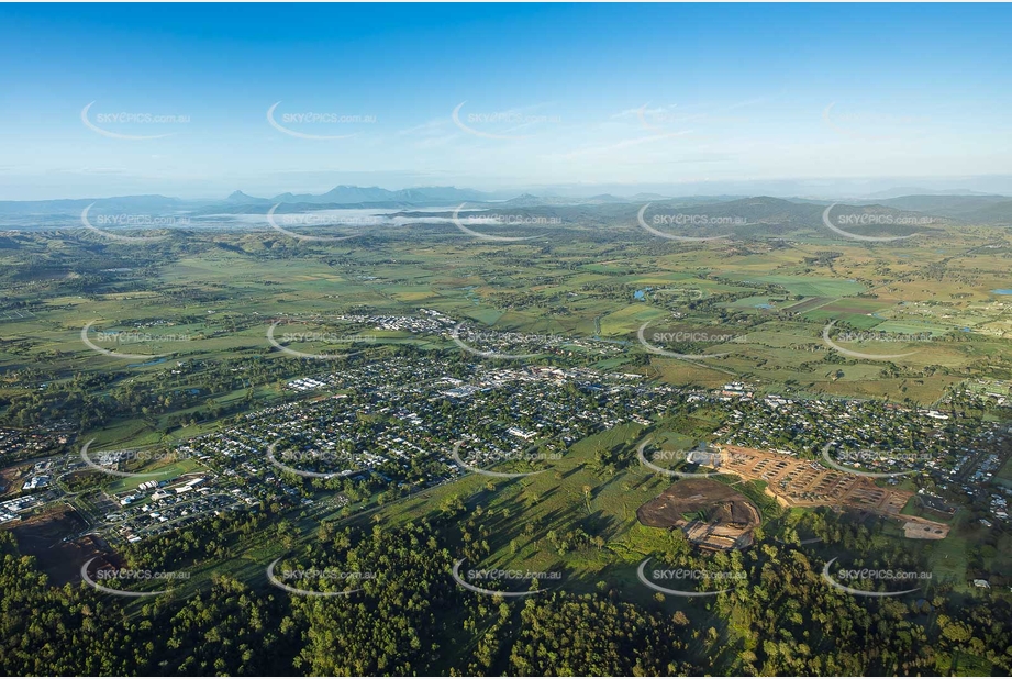 Early Morning Aerial Photo Beaudesert QLD Aerial Photography