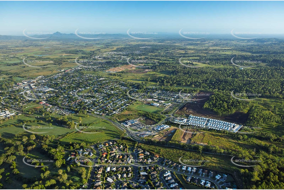 Early Morning Aerial Photo Beaudesert QLD Aerial Photography