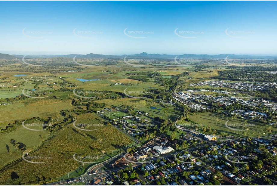 Early Morning Aerial Photo Beaudesert QLD Aerial Photography