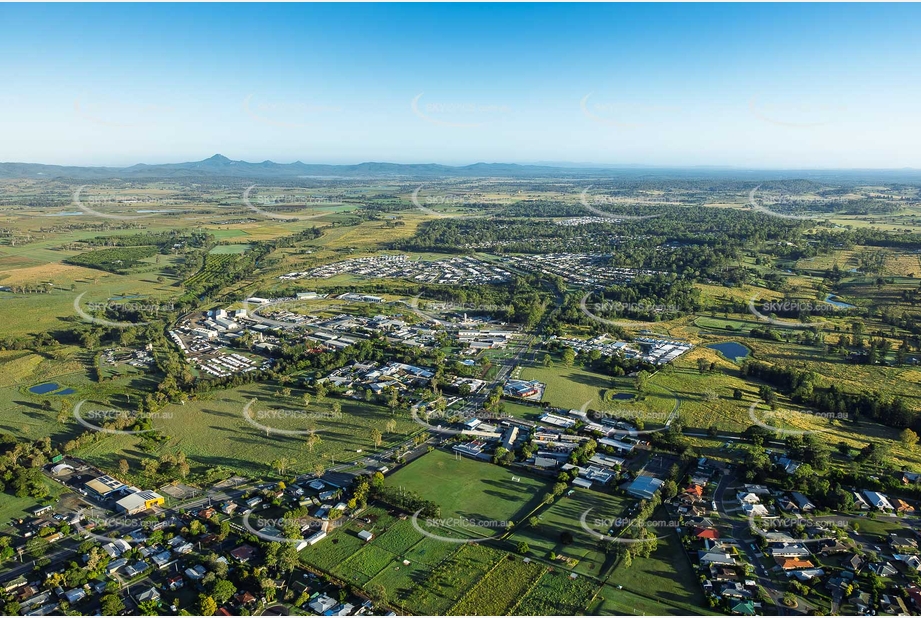 Early Morning Aerial Photo Beaudesert QLD Aerial Photography