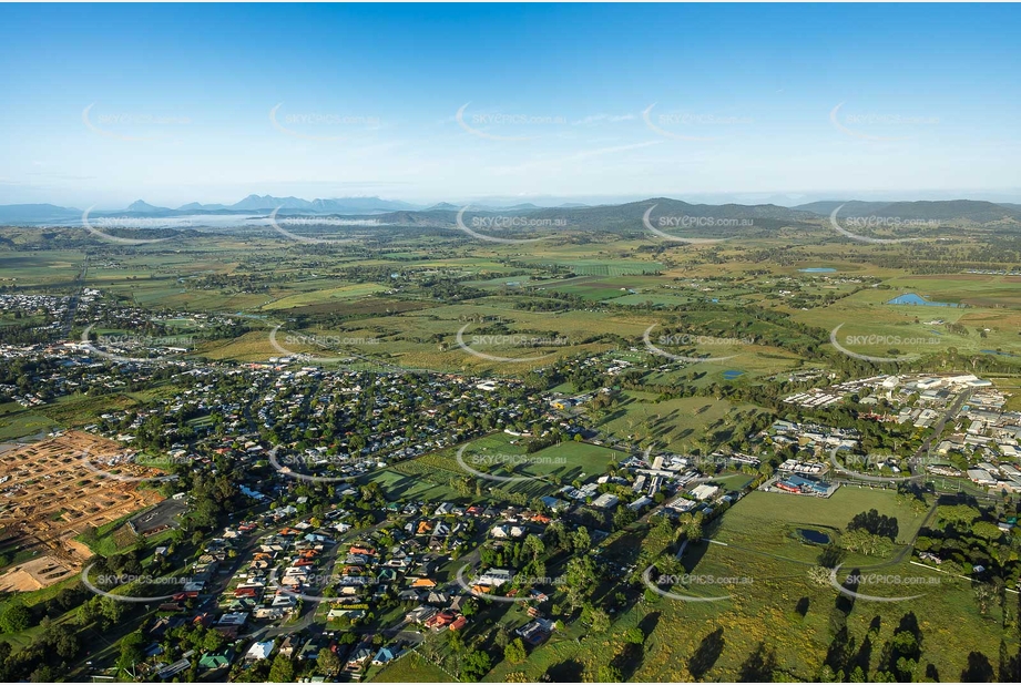 Early Morning Aerial Photo Beaudesert QLD Aerial Photography