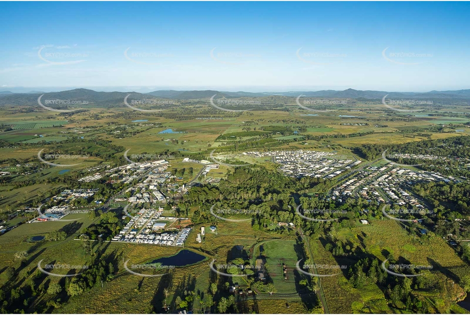 Early Morning Aerial Photo Beaudesert QLD Aerial Photography