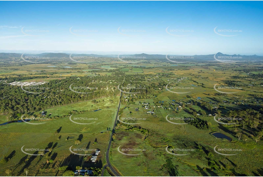Early Morning Aerial Photo Veresdale Scrub QLD Aerial Photography