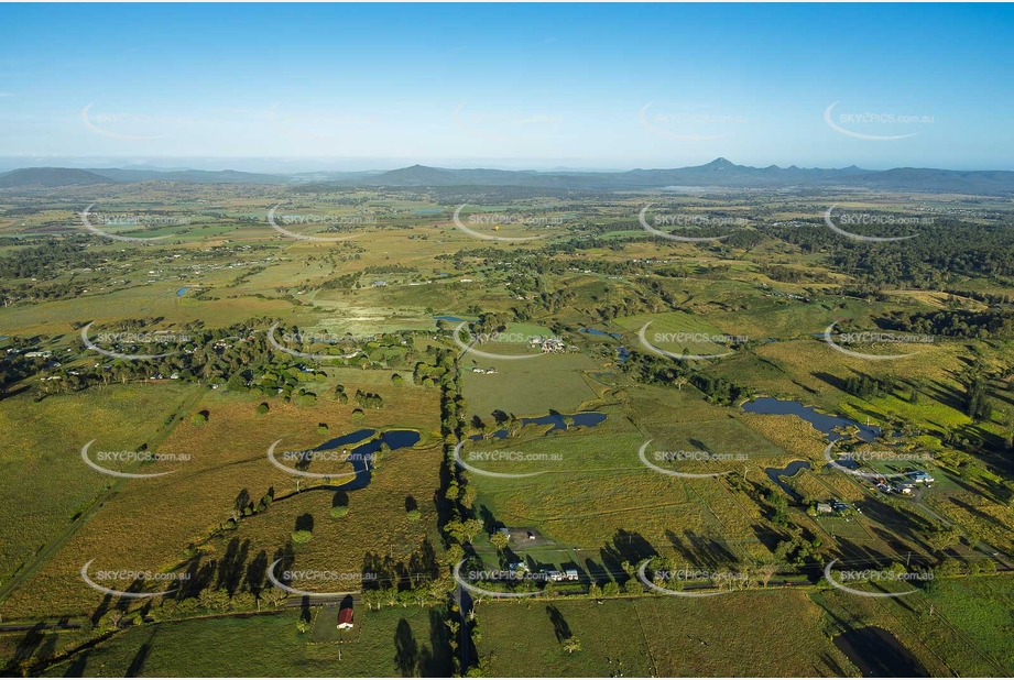 Early Morning Aerial Photo Veresdale Scrub QLD Aerial Photography