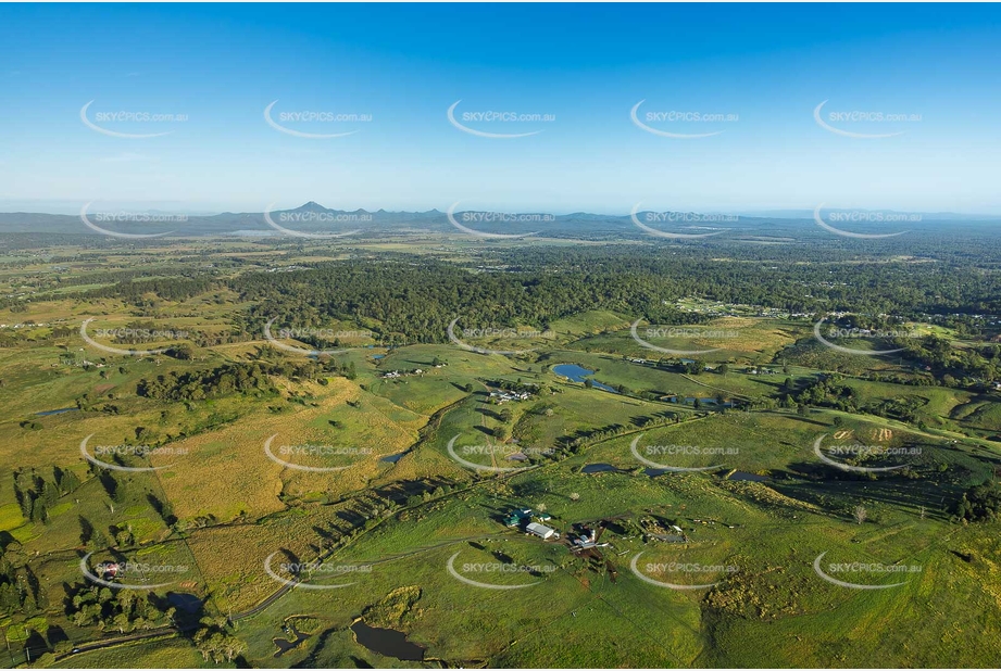 Early Morning Aerial Photo Veresdale Scrub QLD Aerial Photography
