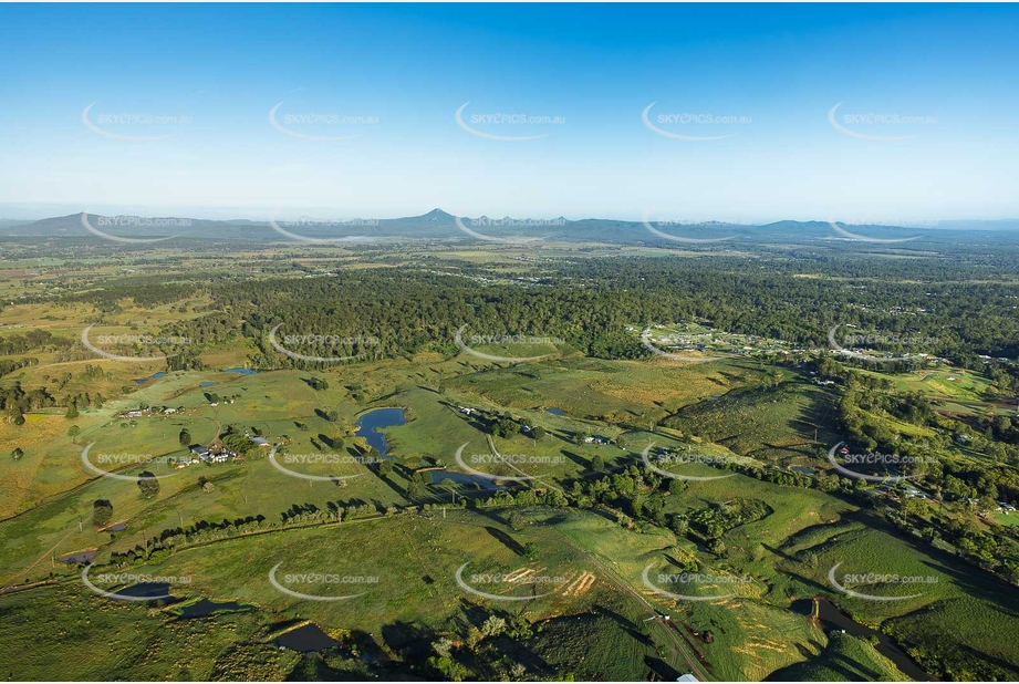 Early Morning Aerial Photo Veresdale Scrub QLD Aerial Photography