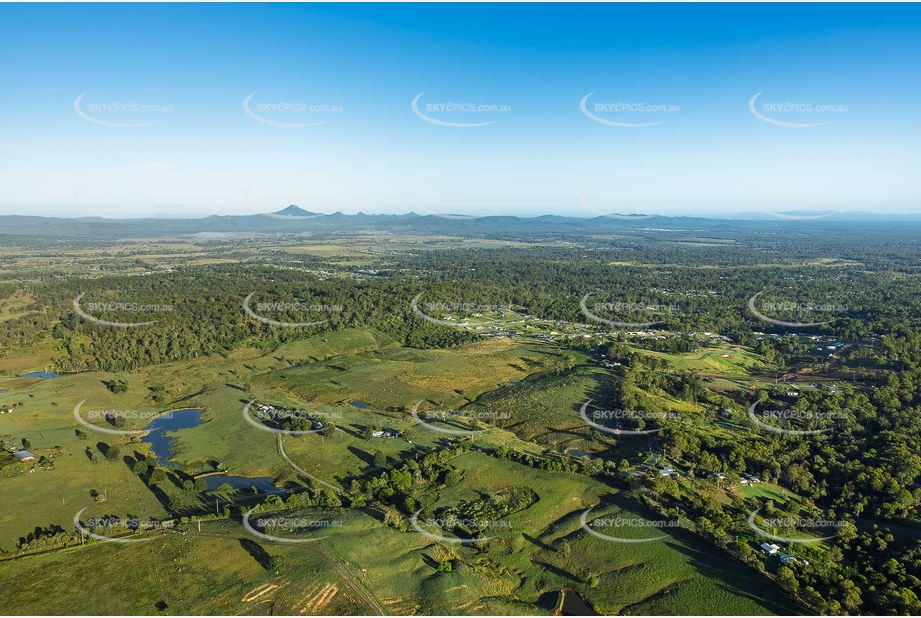 Early Morning Aerial Photo Veresdale Scrub QLD Aerial Photography