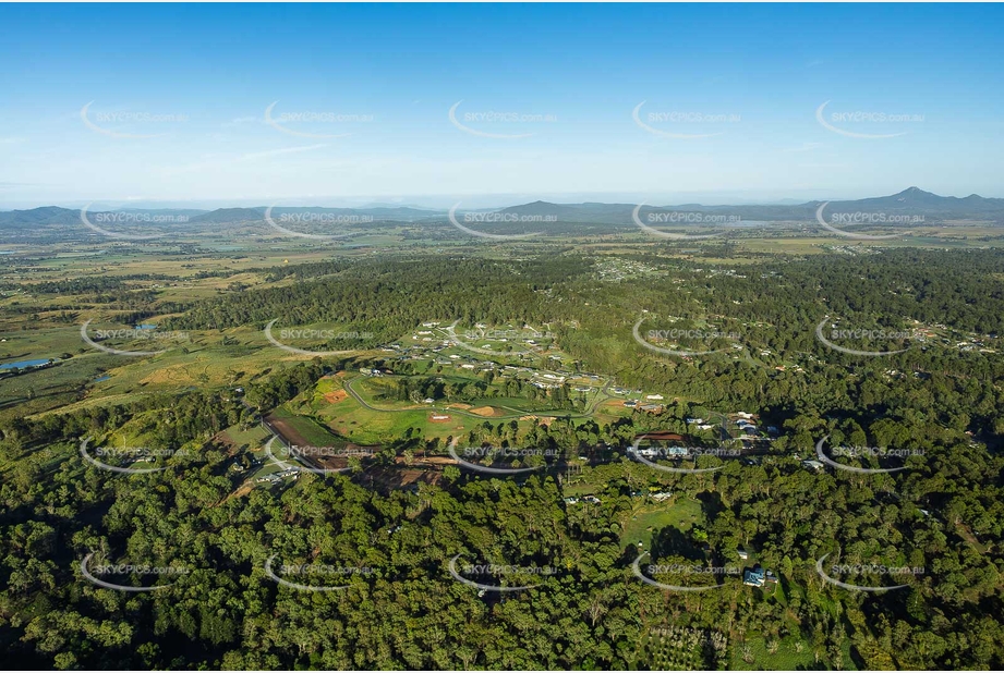 Early Morning Aerial Photo Cedar Vale QLD Aerial Photography