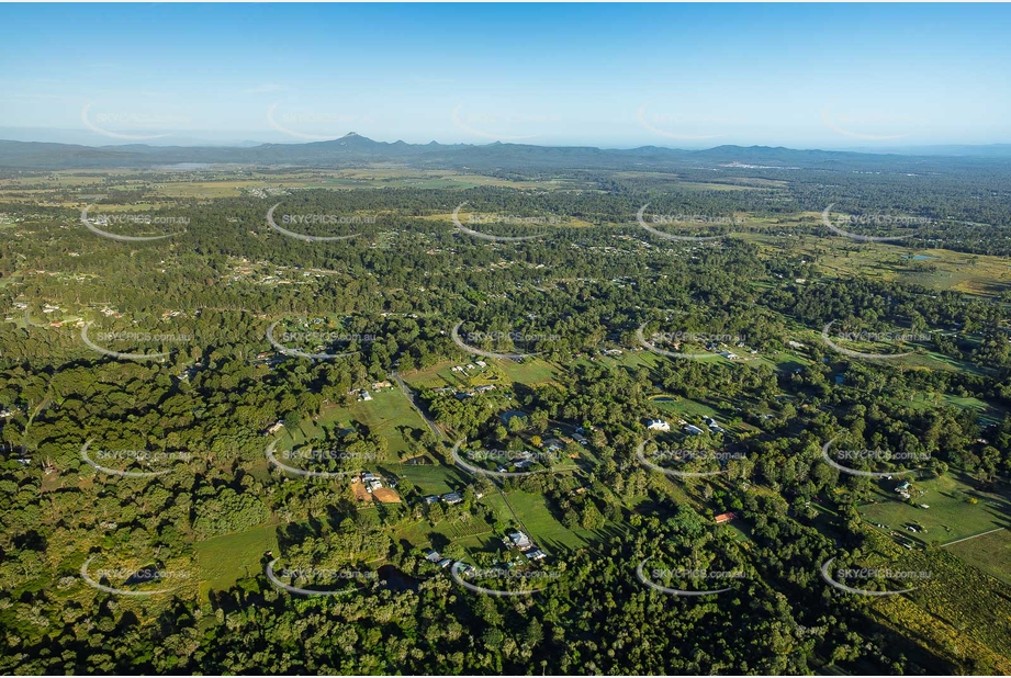 Early Morning Aerial Photo Cedar Vale QLD Aerial Photography