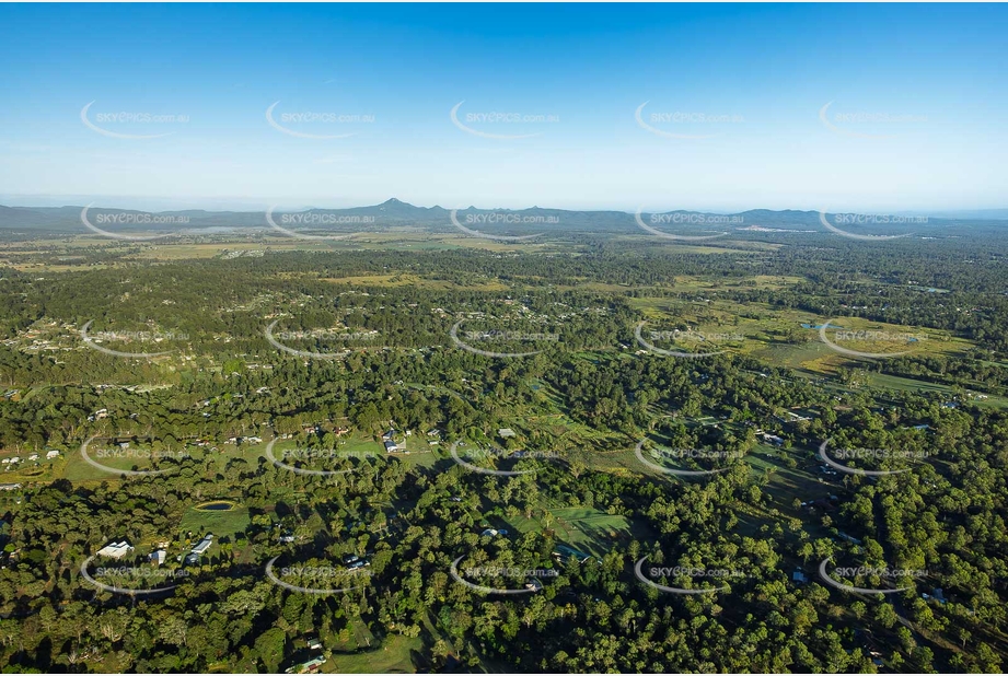 Early Morning Aerial Photo Cedar Vale QLD Aerial Photography