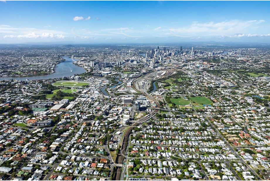 Aerial Photo Albion QLD Aerial Photography