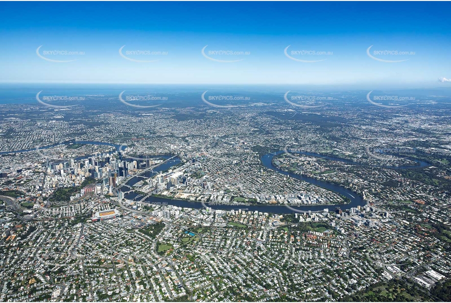 High Altitude Auchenflower QLD Aerial Photography