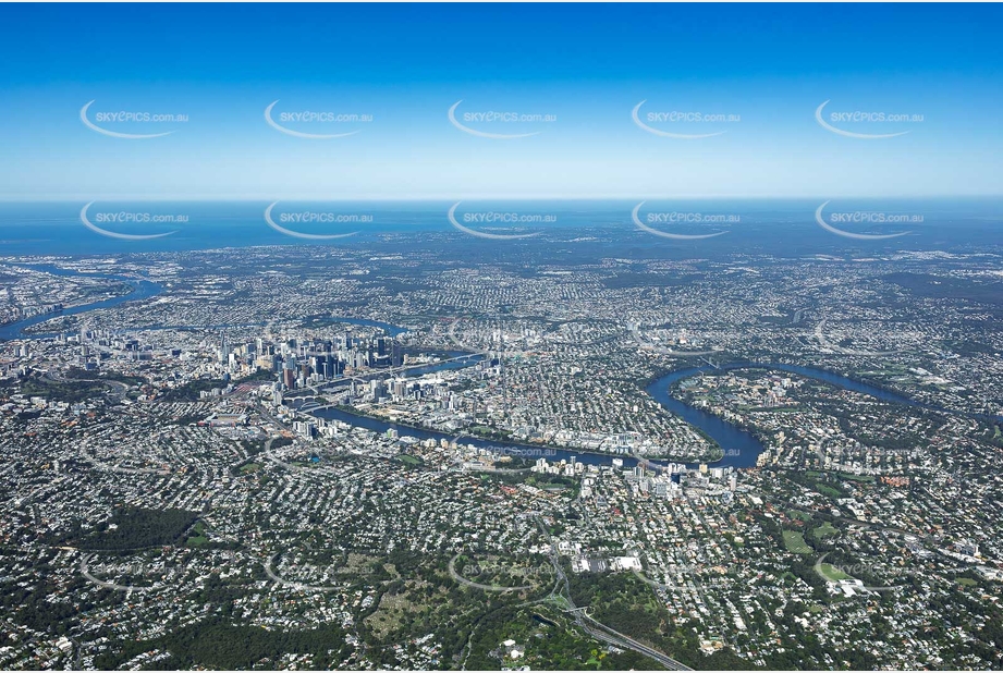 High Altitude Auchenflower QLD Aerial Photography