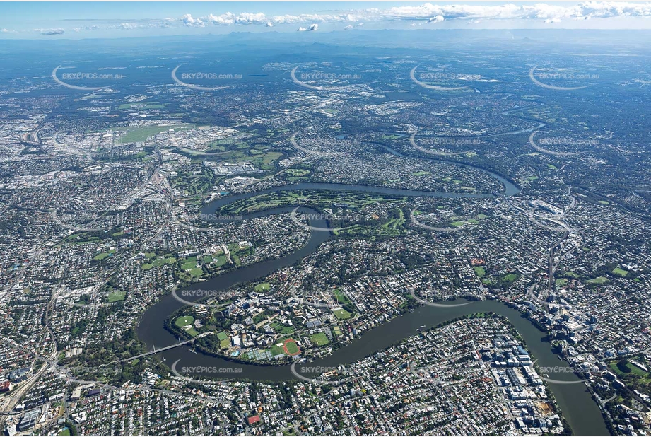 High Altitude St Lucia QLD Aerial Photography