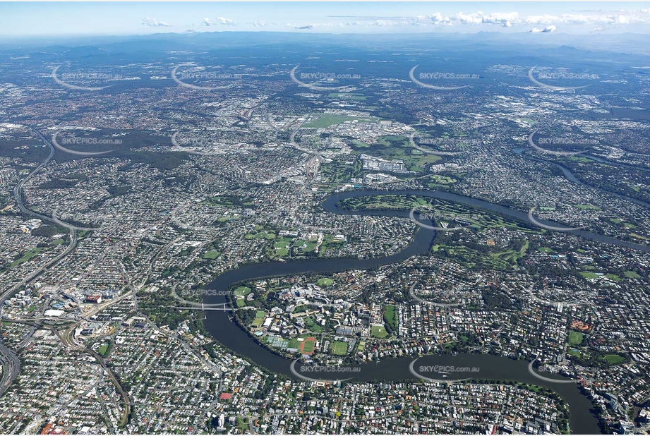 High Altitude St Lucia QLD Aerial Photography