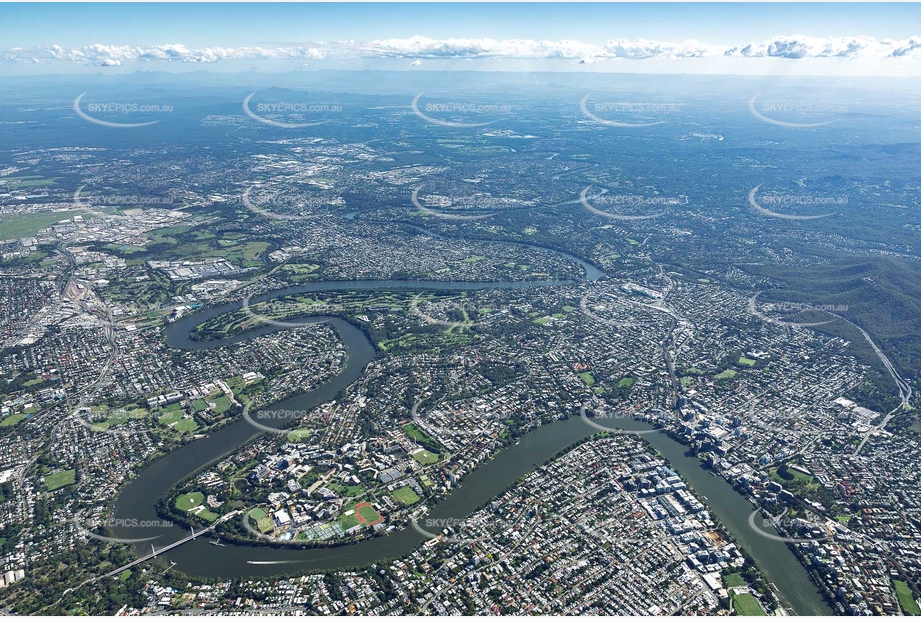 High Altitude St Lucia QLD Aerial Photography