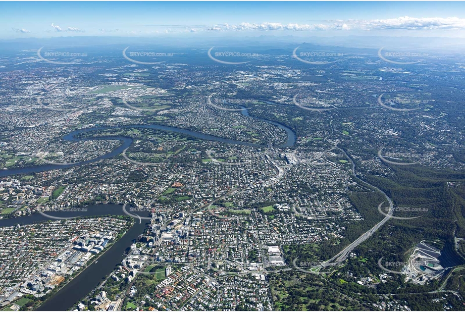 High Altitude Toowong QLD Aerial Photography
