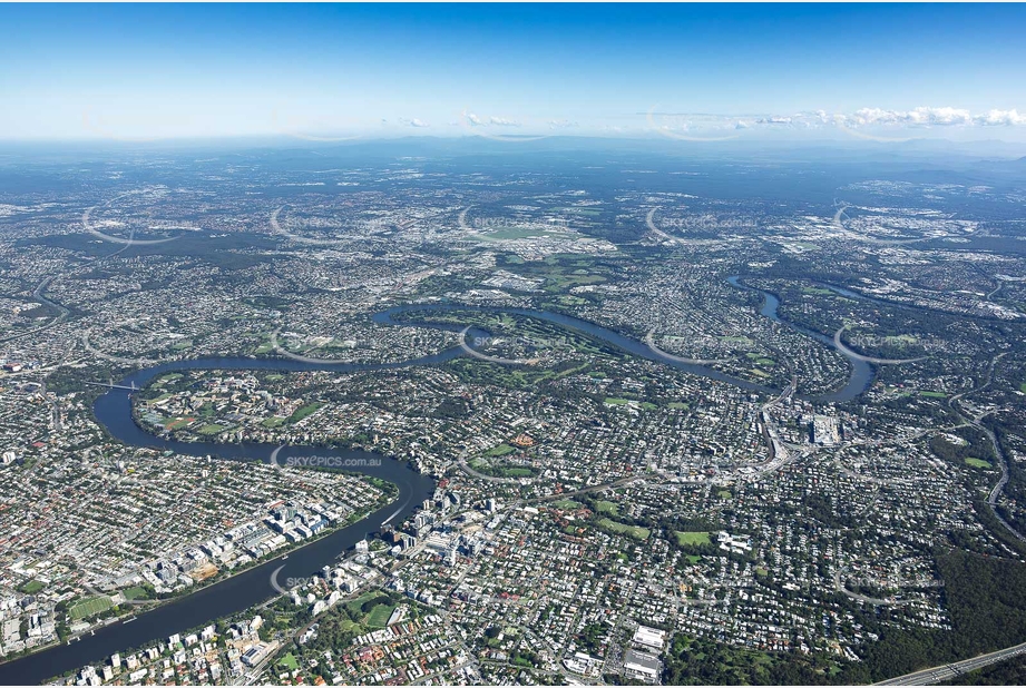High Altitude Toowong QLD Aerial Photography