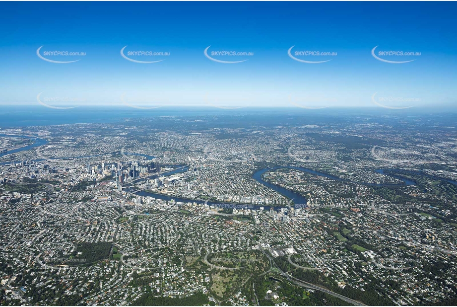 High Altitude Toowong QLD Aerial Photography