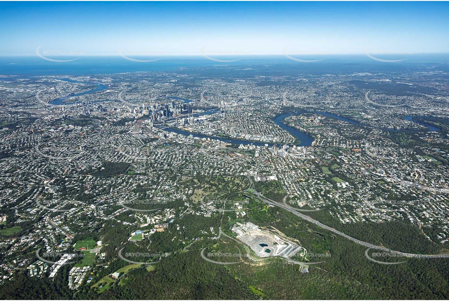 High Altitude Mount Coot-tha QLD Aerial Photography