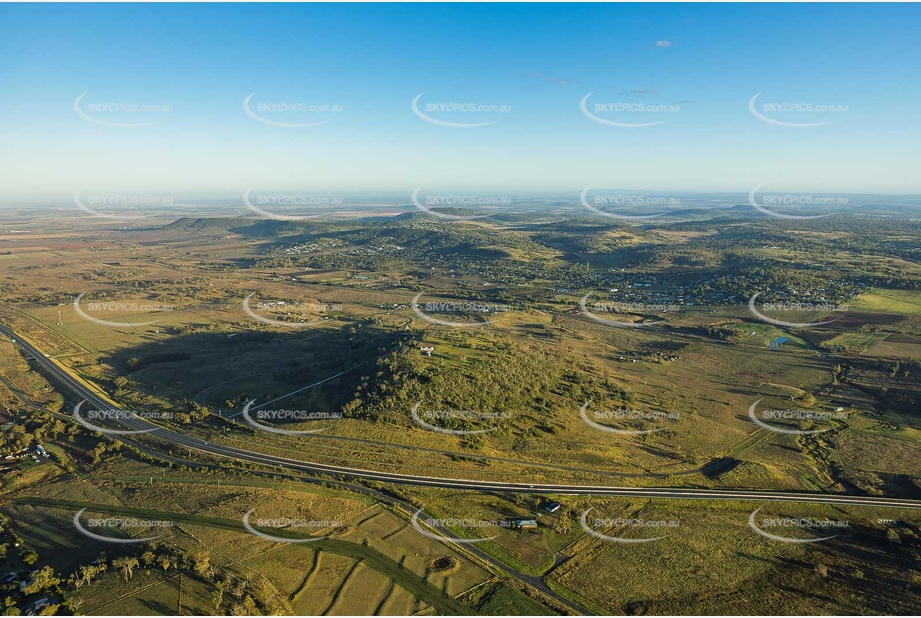 Early Morning Gowrie Junction QLD Aerial Photography