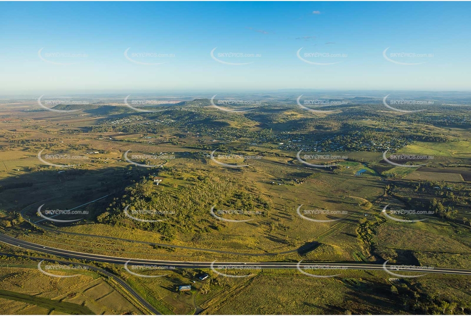 Early Morning Gowrie Junction QLD Aerial Photography