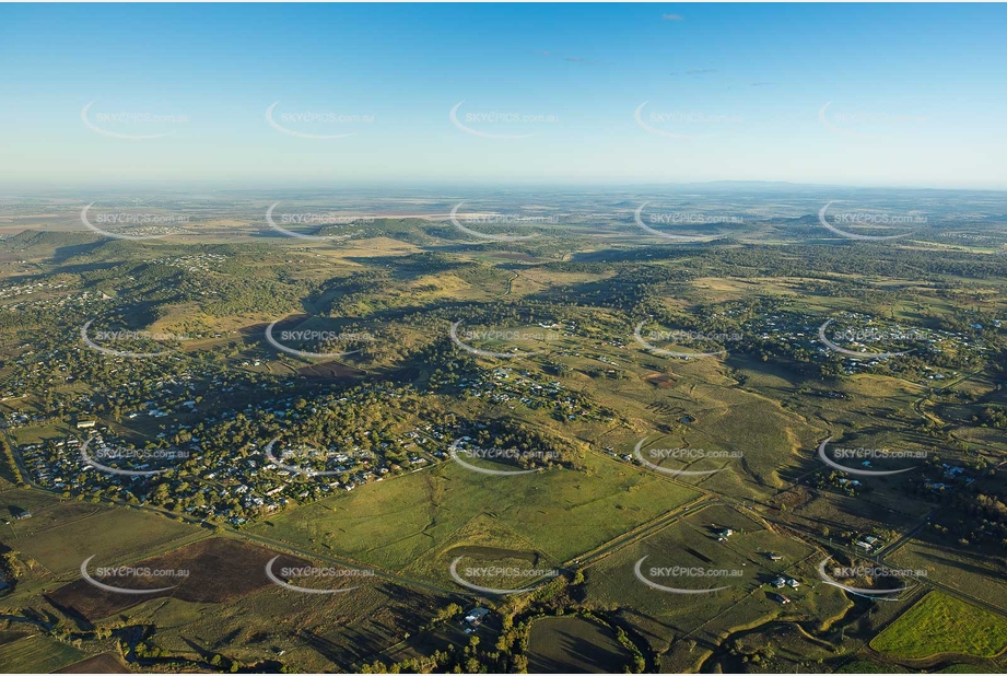 Early Morning Gowrie Junction QLD Aerial Photography