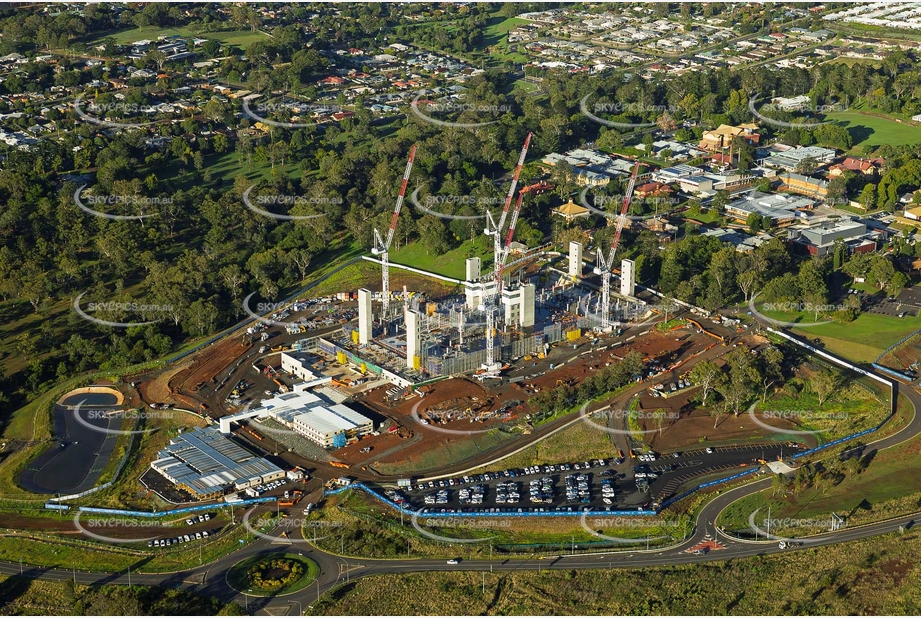 New Toowoomba Hospital Under Construction QLD Aerial Photography