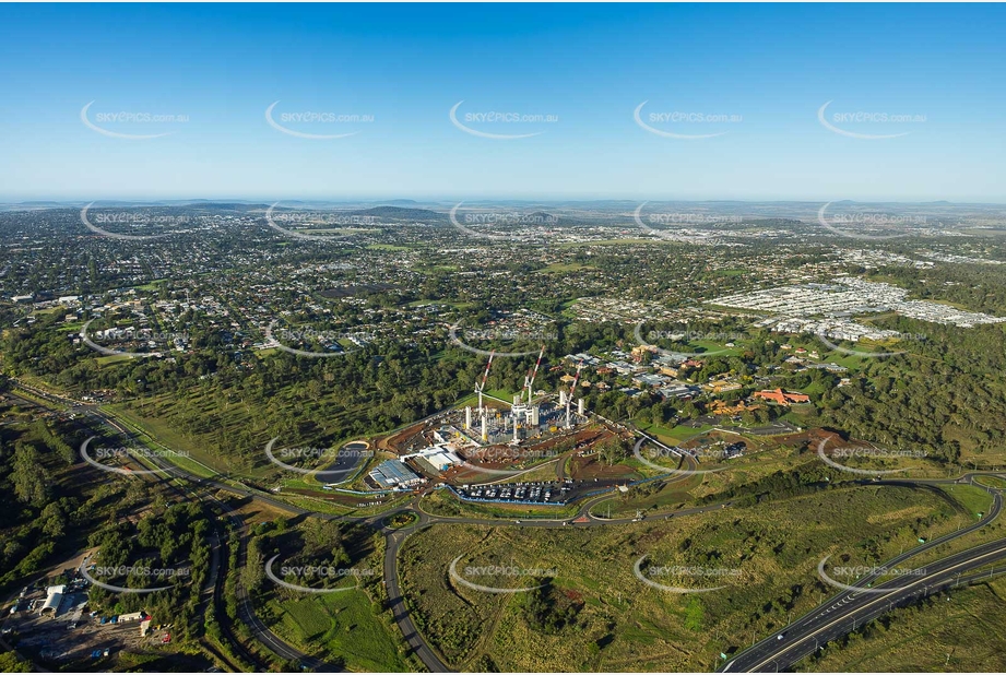 New Toowoomba Hospital Under Construction QLD Aerial Photography