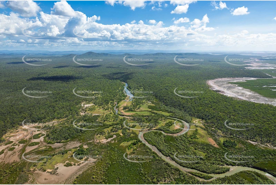 Munduran Creek Targinnie QLD Aerial Photography