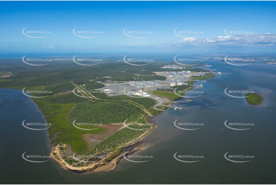 Australia Pacific LNG Curtis Island QLD Aerial Photography